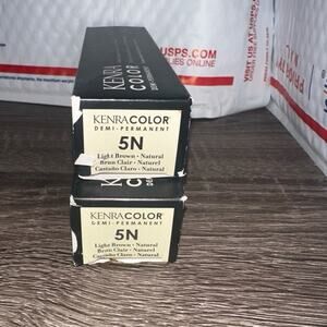 Kenra Color Demi-Permanent Hair Color 5N Light Brown Natural‎ 2oz Set of 2